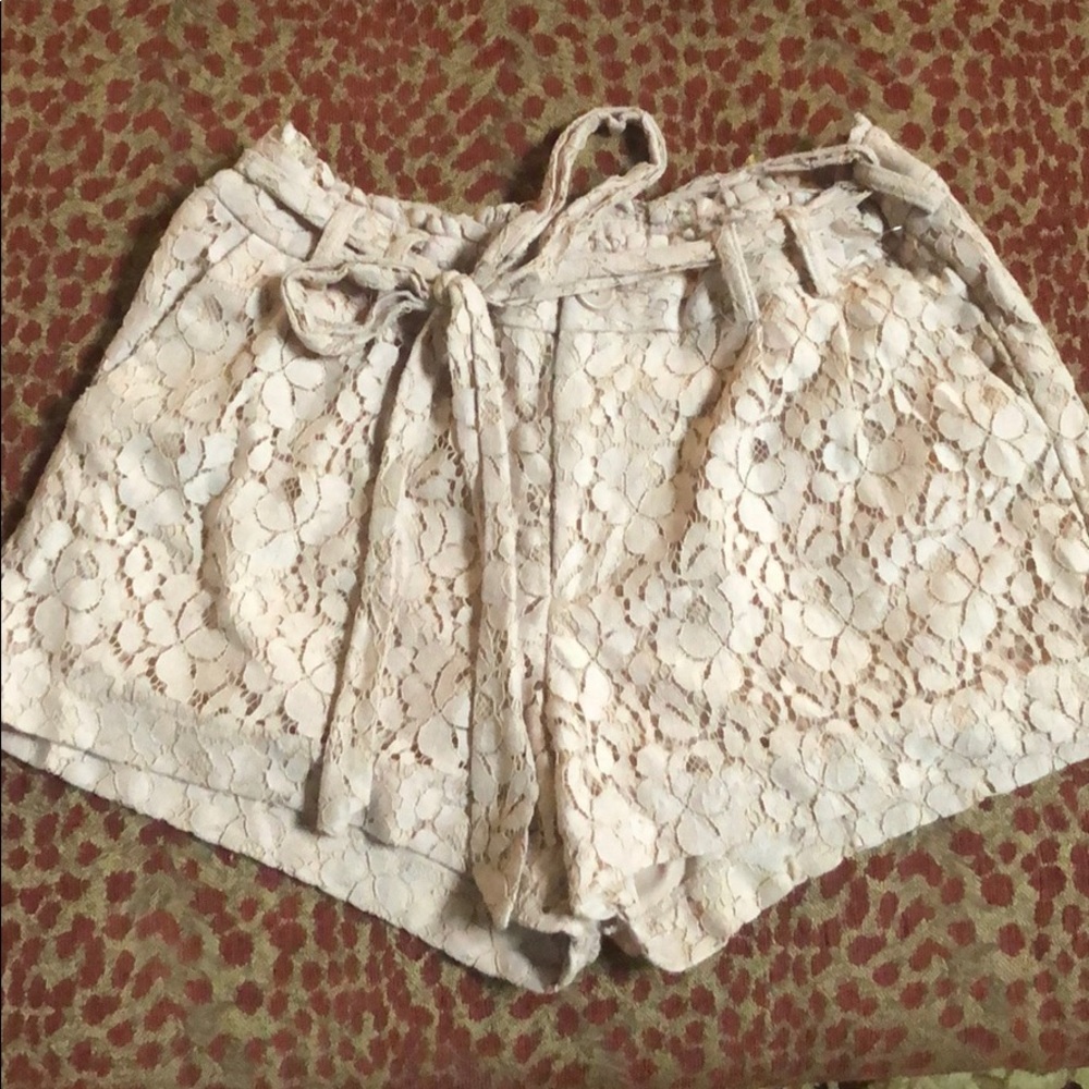 LC Lauren Conrad lace shorts